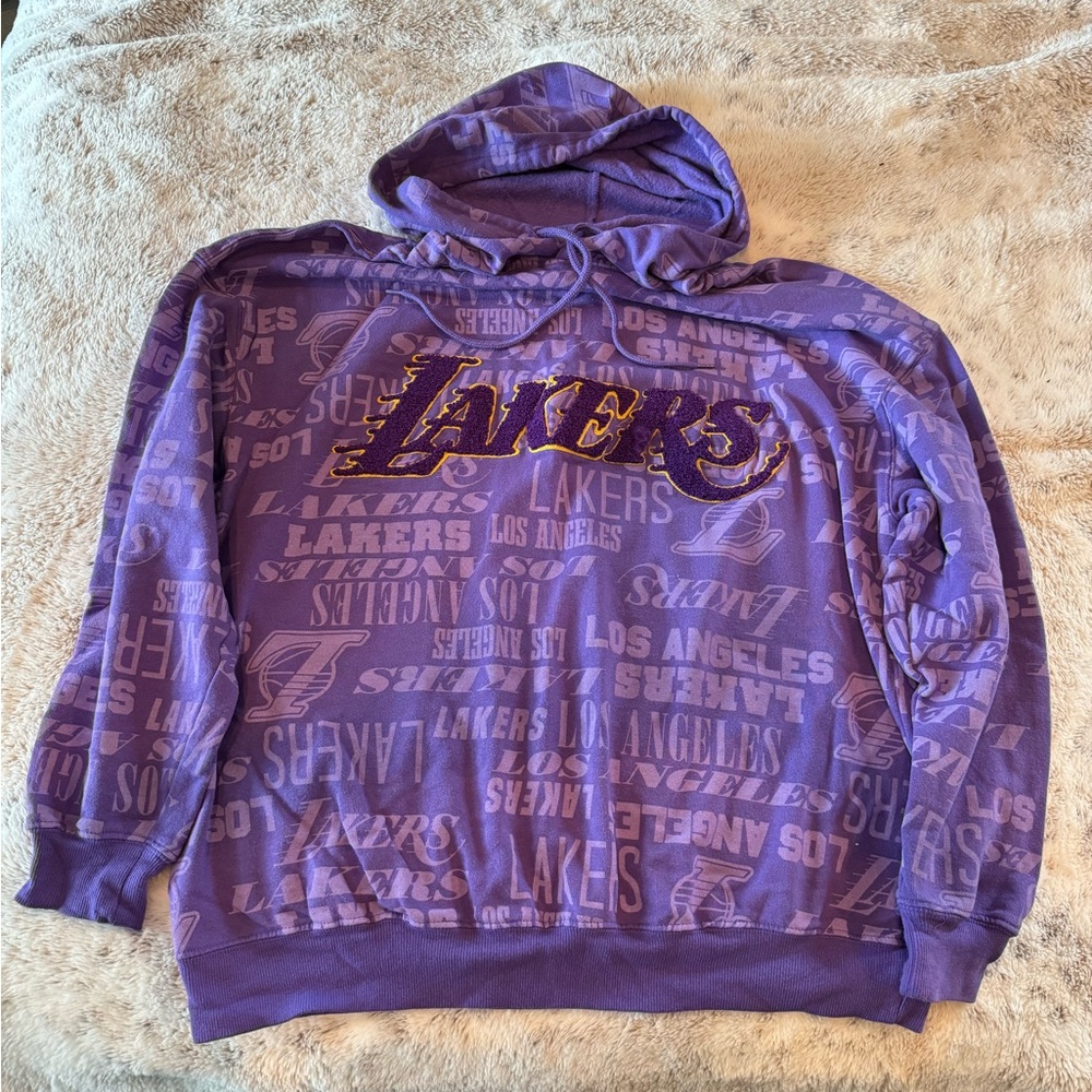 NBA Purple Hoodie with Iconic Logo